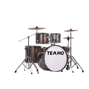 Batería Acústica de Percusión para Principiantes con Parches de PVC y Cascos de Álamo - Precio Competitivo para Adultos y Niños - Product Image 1