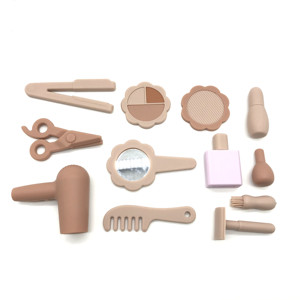 Simulación de 12 piezas de juguete de mesa, maquillaje, cosméticos, juego de vestir, juego de peluquería Natural para más de 3 niñas, regalos - Product Image 2