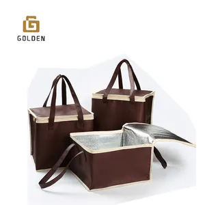 Golden Wholesale Guarantee Foods Insulated Non Woven Woolworths Cooler Bag Neoprene Cooler Bag