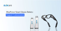 بطارية ليثيوم بوليمر مخصصة Blue Power BP381242 بجهد 3.87 فولت وسعة 240 مللي أمبير في الساعة للنظارات الذكية، بطارية قابلة لإعادة الشحن بقطب كاثود LCO تدوم 500 دورة