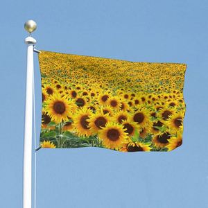 3X5Ff New Sale Vibrant Colors Sunflower <b>Flag</b> for Welcome Indoor Outdoor Decoration - Product Image 2