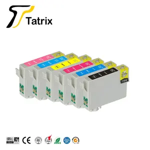 Tatrix T0851 T0852 T0853 T0854 T0855 T0856 Color Compatible Printer Ink Cartridge for Epson Stylus Photo 1390 R330