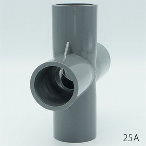 Conector Cruzado de PVC de Cuatro Vías y 25A para Derivación de Tuberías, Variaciones Múltiples, Tratamiento de Agua Kansaikako, Japón KJ-026-025 - Product Image 2