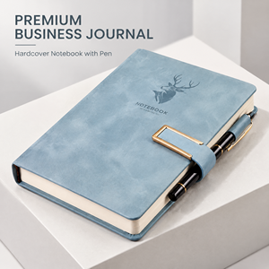 Notebook A5 Personalizzabile in Similpelle PU - Diario <span class=keywords><strong>con</strong></span> Rilegatura a <span class=keywords><strong>Filo</strong></span>, Idea Regalo Promozionale per la Scuola - Offerta Speciale - Product Image 2
