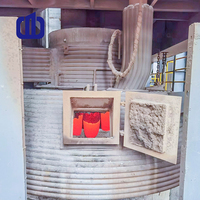 Four de raffinage à cuve acierée (LF) pour acier au carbone, chauffage à arc triphasé / Usine de sidérurgie secondaire économique pour la coulée de billettes