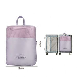 2024 nouveau Design classique vêtements stockage organisateur sac ensemble polyvalent compressé sacs de rangement pour garde-robe et emballage de voyage - Product Image 6