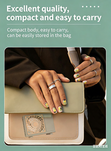 Ventilateur de table portable à LED rechargeable, 3 pales, pour cadeau personnel - Product Image 5