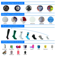 Chaussettes d'uniforme blanches personnalisées avec logo, en coton classique, très élastiques et extensibles, pour les sports d'équipe