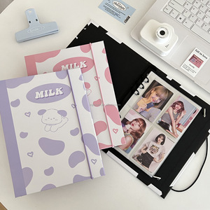 New Sweet <span class=keywords><strong>Cool</strong></span> Trellis Binder álbumes de fotos de hojas sueltas álbum de colección de tarjetas A5 libro de composición - Product Image 6