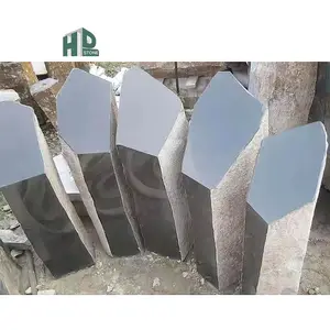 भूनिर्माण के लिए चीनी बेसाल्ट स्तंभ, लंबी प्राकृतिक बेसाल्ट कॉलम नक्काशी पत्थर