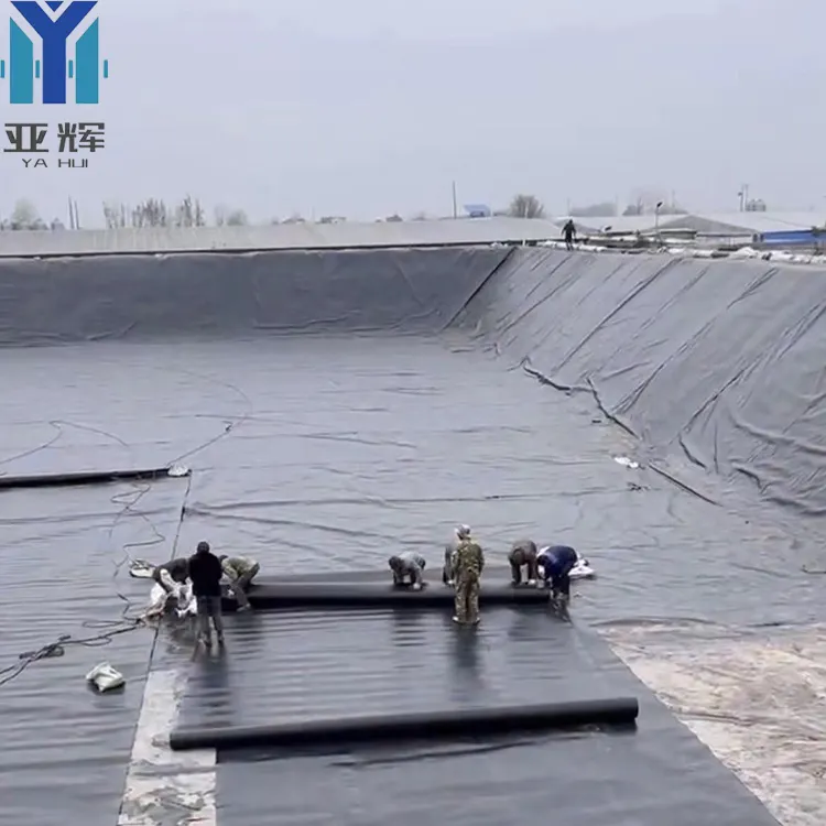 Ao lót HDPE geomembrane lót geomembranas cho các dự án môi trường không thấm nước geomembranes công nghiệp hơn 5 năm