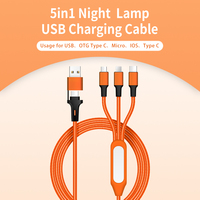 Kabel Data Pengisian Cepat USB TYPE C 1M Nylon Bermerek Baru 2026 untuk Hadiah Bisnis