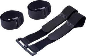 Accessoires d'équipement de fitness en gros : Sangles de poignet, sangles de cheville avec bandes de compression BFR pour haltérophilie et protection de barre - Product Image 5