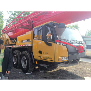 Composants essentiels de grue sur camion d'occasion SANY de 80 tonnes, même modèle que l'unité de 100 tonnes, fabriqués en Chine, incluant moteur, boîte de vitesses, PLC, pompe. - Product Image 6