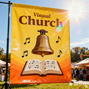 Kilise etkinlikleri ibadet ve topluluk toplantıları için taşınabilir katlanabilir dini vinil afişler-su geçirmez ve dayanıklı - Product Image 3