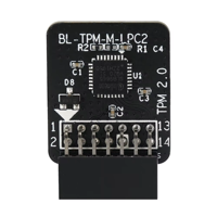 Module de plateforme sécurisée (TPM) 2.0 Bl-tpm-m-lpc2 14-1pin Slb9665 avec interface LPC MSI pour les tests de mise à niveau Windows 11