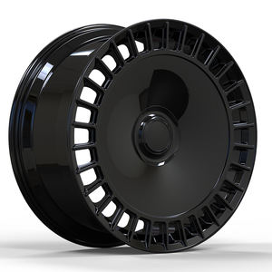 ล้อปลอมแปลงขอบเว้าสีดำสว่าง26นิ้วล้อปลอมแปลงเกรดการบินและอวกาศสำหรับรถบรรทุกไซเบอร์เทสลา2024 - Product Image 4