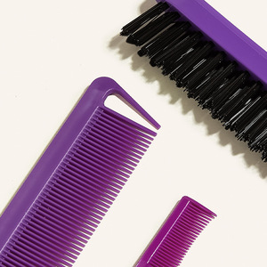 Hair Styling Comb <b>Set</b> Plastic Highlighting Volumizing Magnetic Slapping <b>Tool</b> For Salon Use - Product Image 3