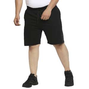 Pantalones cortos de punto para hombre de talla grande, ideales para un look casual elegante en el fin de semana y para un uso cómodo en otoño. - Product Image 4