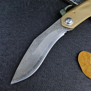 Mini couteau de camping à lame fixe tout en acier, couteau portable tranchant pour viande et fruits avec manche personnalisable, lame 5Cr13Mov - Product Image 4