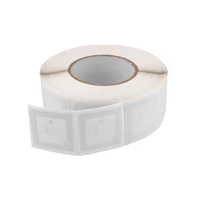 Étiquette NFC de sortie d'usine HF 13.56MHz autocollant pour la gestion des actifs NFC RFID Tag