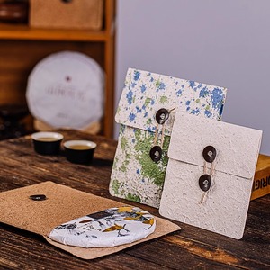 Sacs d'emballage pour <span class=keywords><strong>thé</strong></span> chinois, <span class=keywords><strong>thé</strong></span> blanc Pu'er, 200-357g, gâteaux de <span class=keywords><strong>thé</strong></span>, sacs universels non patrimoniaux en papier Dai, sacs de rangement rétro pour documents - Product Image 3