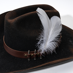 Misi Fedora Unisex Winter Outdoor Hoed Trendy Riem Gesp Kromgetrokken Randen Grote Rand Wolvilt Modieuze Cowboyhoed Voor Feesten - Product Image 5