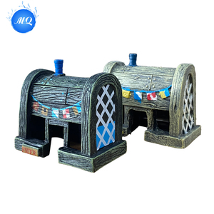 Decoración única para acuario dibujos animados Bob Esponja Crasty Crab Fish Tank Decoraciones resina Acuario paisaje - Product Image 1