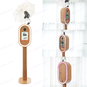 Máquina de <span class=keywords><strong>fotomatón</strong></span> Vintage de madera pintada DSLR iPad cabina Selfie <span class=keywords><strong>espejo</strong></span> Photobooth Shell Salsa <span class=keywords><strong>fotomatón</strong></span> soporte de impresora - Product Image 2