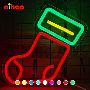 NIHAO En gros Enseigne néon acrylique de Noël, Enseigne LED personnalisée pour entreprise, directement de l'usine - Product Image 2