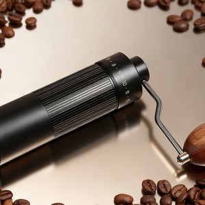 เครื่องบดกาแฟมือหมุนแบบขายส่ง ความจุ 30 กรัม รับผลิตแบบ OEM แบรนด์ส่วนตัว ตัวเครื่องอะลูมิเนียม ใบมีดสแตนเลส เป็นมิตรต่อสิ่งแวดล้อม - Product Image 6