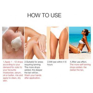 Gotas Bronceadoras de 30 ml, Autobronceador Facial sin Sol y <span class=keywords><strong>Bronceador</strong></span> Corporal, Loción Bronceadora Solar, Efecto en 1 Semana - Product Image 6