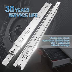 Yenuo 1 חתיכה מלאה בצד-הר מגרות הר שקופיות-4-8 כדור אינץ נושא מעקה מתכת לבנה - Product Image 4