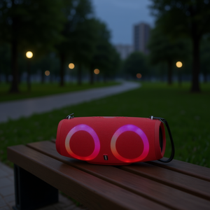 XTREEM2 Wireless Stereo <b>Speaker</b> Red Portable Bluetooth Bass Sound - Product Image 3
