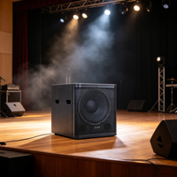 AERO 15SE 700W Peak, Sistema de Subwoofer Activo de Baja Frecuencia Profesional con Control de Red Inteligente, RJ45, DSP, PEQ, 2 Altavoces, 96dB
