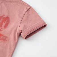 Kaos Katun Wanita Model Longgar Kerah Bulat, Dapat Dipesan Sesuai Keinginan, Cocok untuk Santai Sehari-hari dan Gaya Jalanan