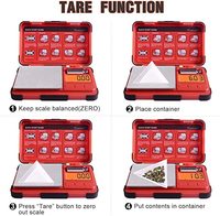 Balance numérique Portable Mini balance électronique 500g/0.01g bijoux en or précis balance de poche Machine de pesage unités de commutation outils