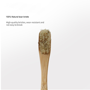 <span class=keywords><strong>Cepillo</strong></span> de Dientes Ecológico 100% Libre de Plástico, Compostable, Natural, Biodegradable, con Cerdas de Jabalí, Crines de Caballo y Bambú - Product Image 3