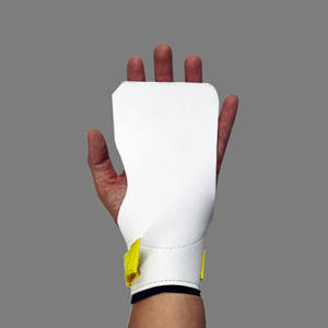 Sarung Tangan Angkat Beban Mikrofiber Suede Tanpa Jari 2/3 Lubang, Calleras, Pegangan Senam, Pelindung Telapak Tangan untuk Pull Up - Product Image 4