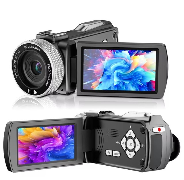 China HDV-900 16X Zoom 48MP 60FPS HD Video Camera HD Battery Mini 4k Digital Video Photo Camera for Photography