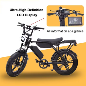 Vélo électrique WindChaser Stealth Bomber, batterie lithium 48V13/15Ah, moteur sans balais 500W, freins à disque avant/arrière, Rower - Product Image 4