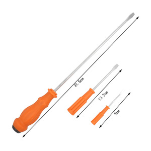 Tournevis à tête plate, tige longue de 500 mm, pour machine à coudre et réparation d'ordinateur, outil de bricolage - Product Image 3