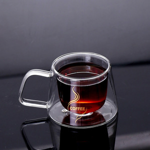 Tại Gói Cao Thẩm Mỹ Hai Lớp Thủy Tinh Borosilicate Cách Nhiệt Cốc Cà Phê Trong Suốt Lạnh Uống Và Cốc Sữa Cho Văn Phòng Sử Dụng - Product Image 6