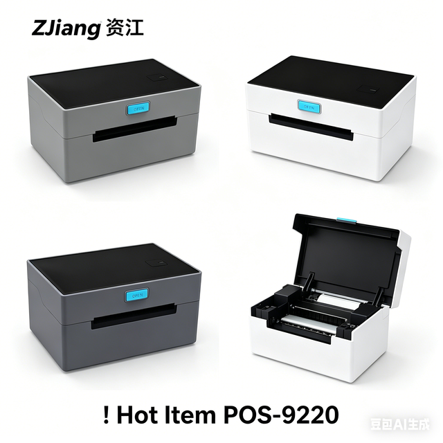 POS9220 Thermal Printer Wholesale From Professional Factory, Global Support with Multi-Language User Manual for Importers