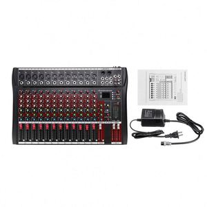 Mezclador de Audio Digital de Alta Calidad de Fábrica, 12 Canales, Alimentación Phantom de 48V, USB, Efectos de Retardo Integrados, 16 Salidas Mono, AC - Product Image 5