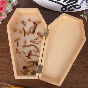 Wholesale Pet Ashes Box Dog Solid Wood Coffin Cat Ashes Box Pet Cremation Urn Abimals Coffins