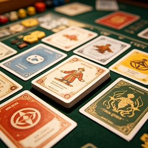 เกมไพ่ Meeple แบบกำหนดเองสำหรับผู้ใหญ่ พิมพ์ลายครอบครัวได้ สองด้าน เป็นมิตรกับสิ่งแวดล้อม สำหรับเกม Three Kingdoms Kill - Product Image 3