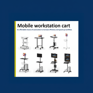 Escritorio de ordenador de fábrica rodante - Product Image 1