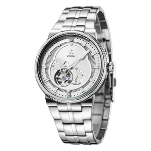 Utime phong cách cổ điển của nam giới Đồng hồ đeo tay thương hiệu sang trọng kinh doanh Tự động đồng hồ cơ khí người đàn ông không thấm nước - Product Image 2