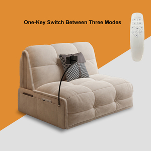 Sofá cama eléctrico inteligente de doble propósito, mayorista, función de Control remoto inalámbrico, sofá cama plegable adecuado para apartamento de estudio - Product Image 4